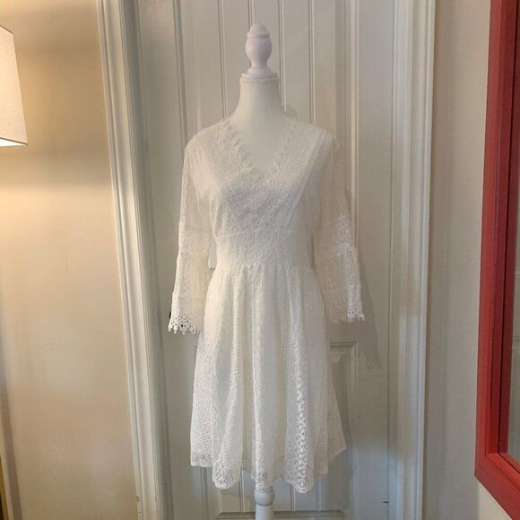 Necklace and earring set, boho/artisnal layered look in rich purple shades, EUC - Picture 5 of 14